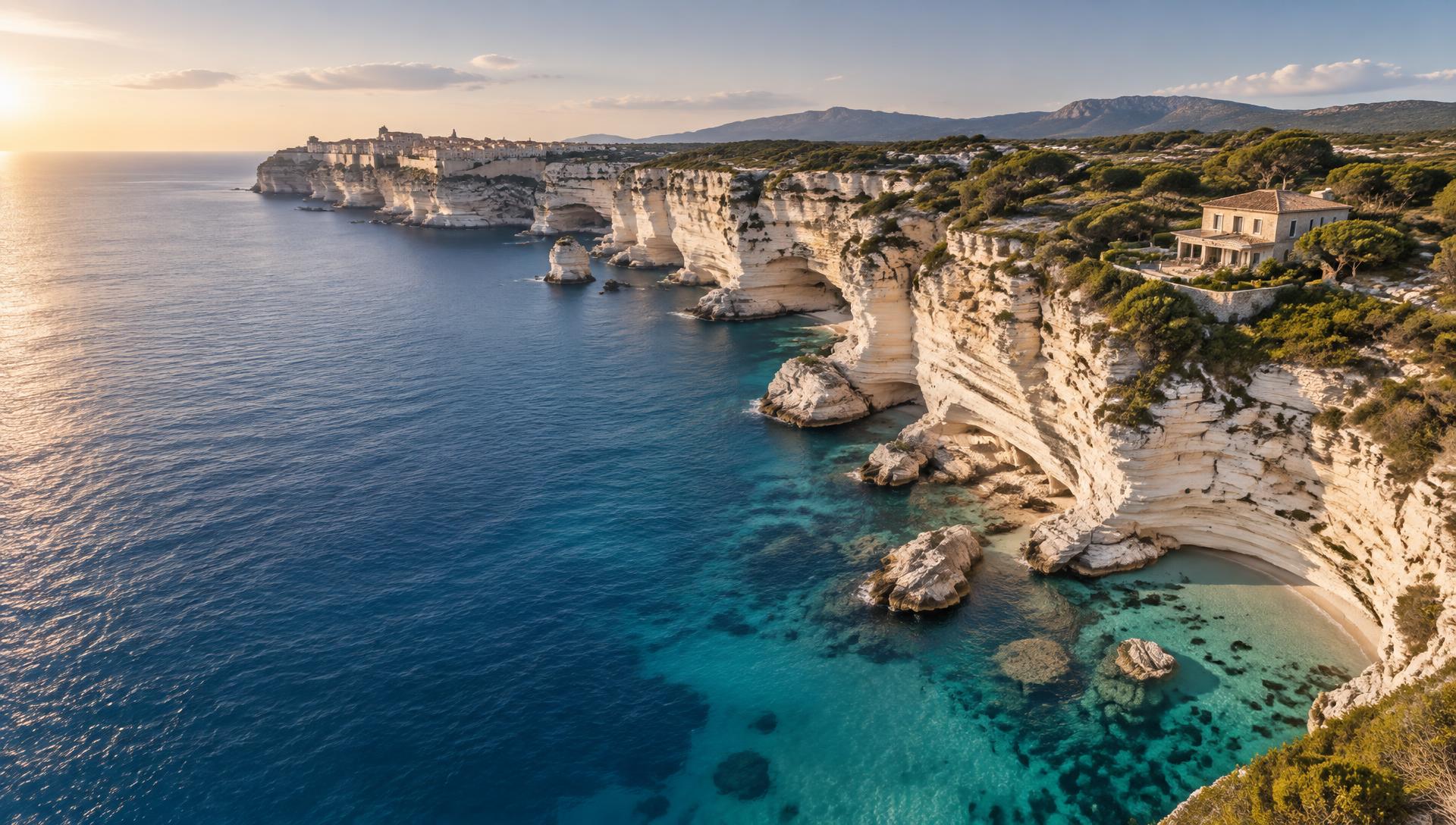 Falaises de Bonifacio et littoral corse